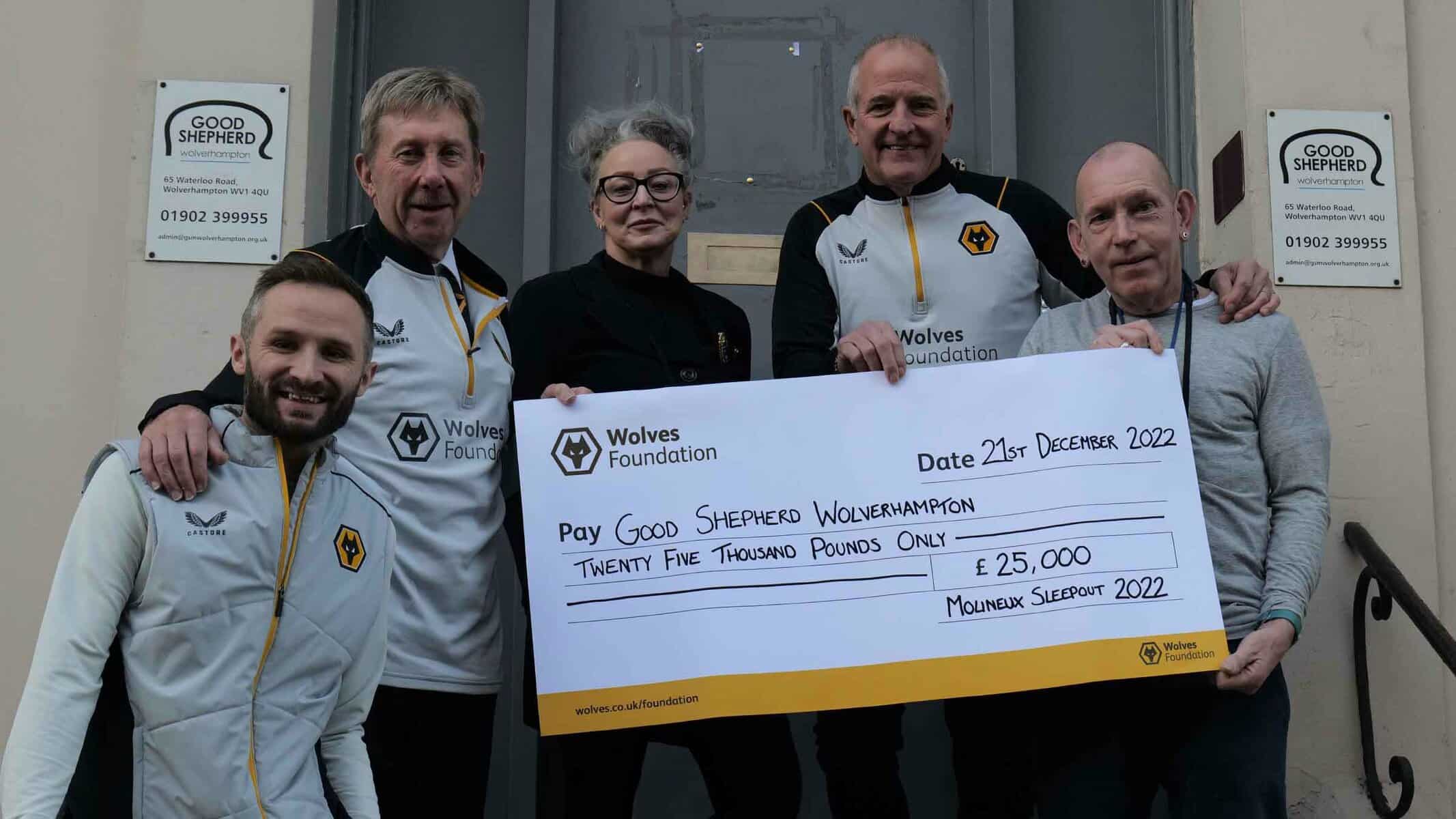 Molineux Sleepout raises £25,000 for Good Shepherd Image